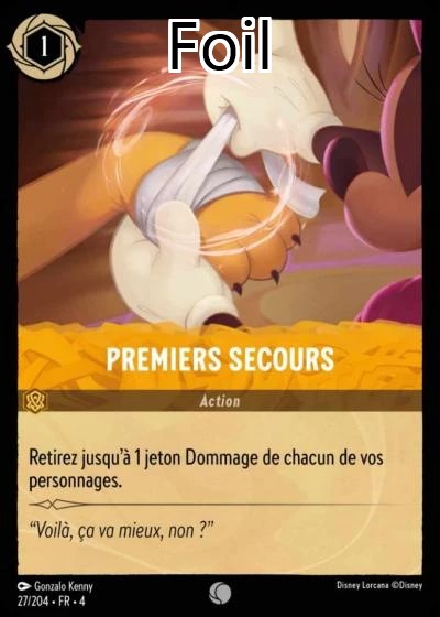 Premier secours Foil
