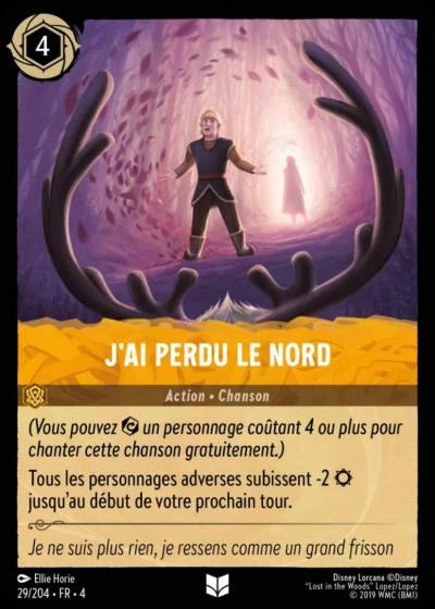 J’ai perdu le nord
