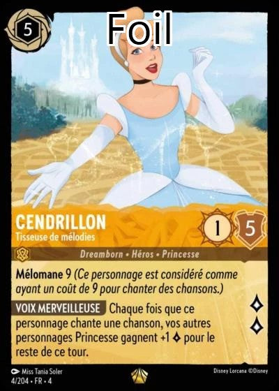 Cendrillon Foil