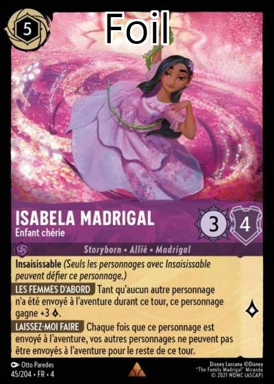 Isabella Madrigal Foil