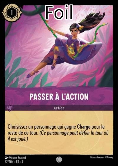 Passer à l’action Foil