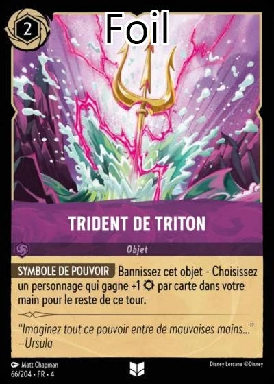 Trident de Triton Foil