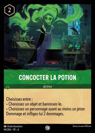Concocter la potion