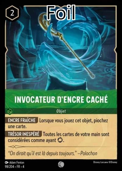 Invocateur d’encre caché Foil