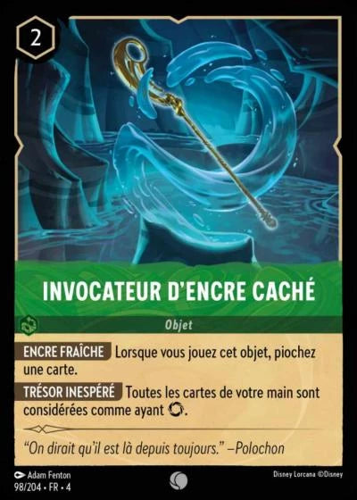 Invocateur d’encre caché